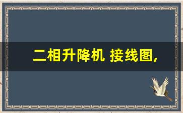 二相升降机 接线图,小吊机手柄4根线图片